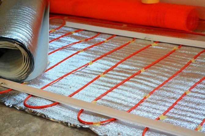 thermal insulation for underfloor heating