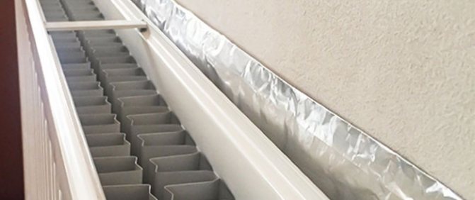 Ochranný štít odrážajúci teplo z polyetylénovej peny