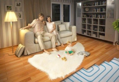 teplá podlaha poskytuje maximální pohodlí
