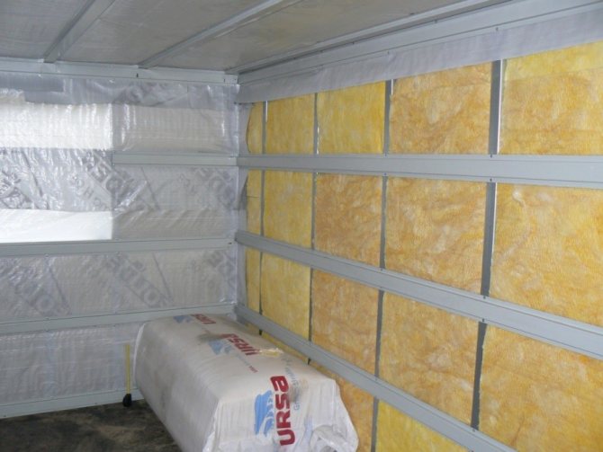 Bath insulation from the inside