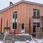 House insulation with penoplex