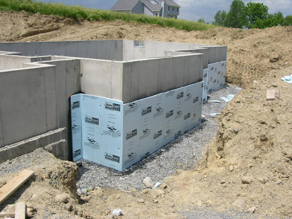 Thermal insulation of the EPPS foundation