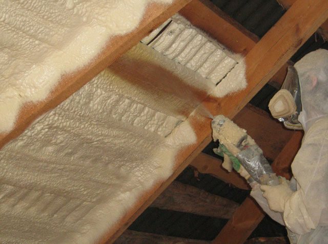 PPU roof insulation
