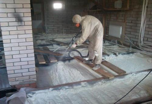 Insulation of the floor above the basement without heating. What material can be used to insulate the floor