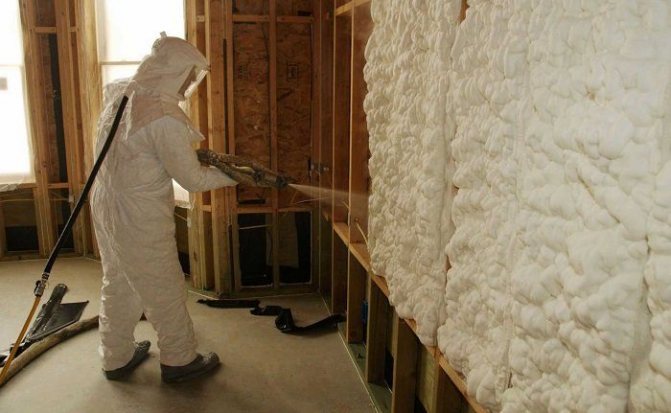 Insulation of the walls of a wooden house from the inside