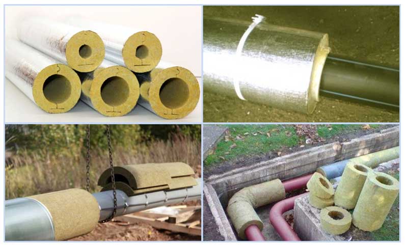Insulation of external sewage pipes