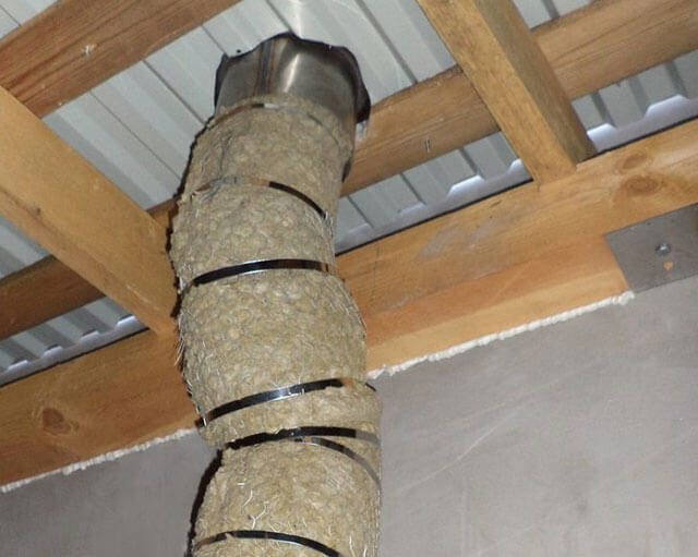 do-it-yourself chimney pipe insulation