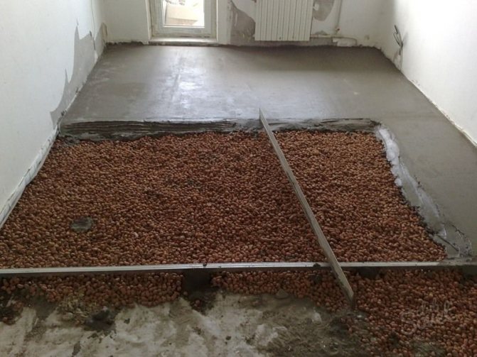 Insulation for the floor on concrete under the screed: how and how to insulate