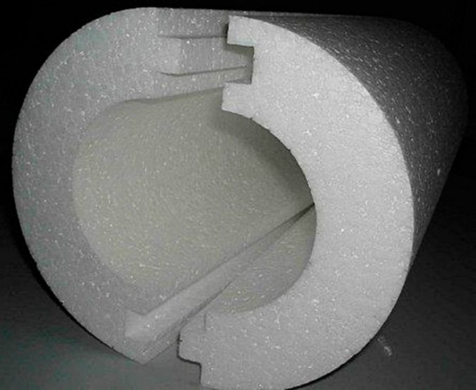 Izolácia pre potrubie z expandovaného polystyrénu