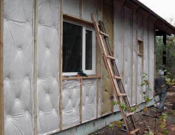 Windproof membrane for insulation