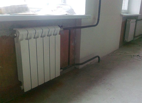 doe-het-zelf vervanging van verwarmingsverhogers in het appartement