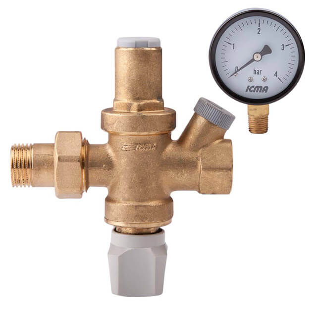 shut-off and control valves for heating radiators