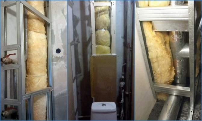 sound insulation of the sewer riser